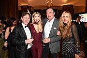 Ralph Piller mit Frau Sabine Piller und Dr. Urs Brunner mit Frau Daniela Chaim Sheba Medical Center Charity Gala,  A hot Party in the Snow, im Carlton Hotel, St Moritz am 16.02.2019 ©Foto: BrauerPhotos / G.Nitschke